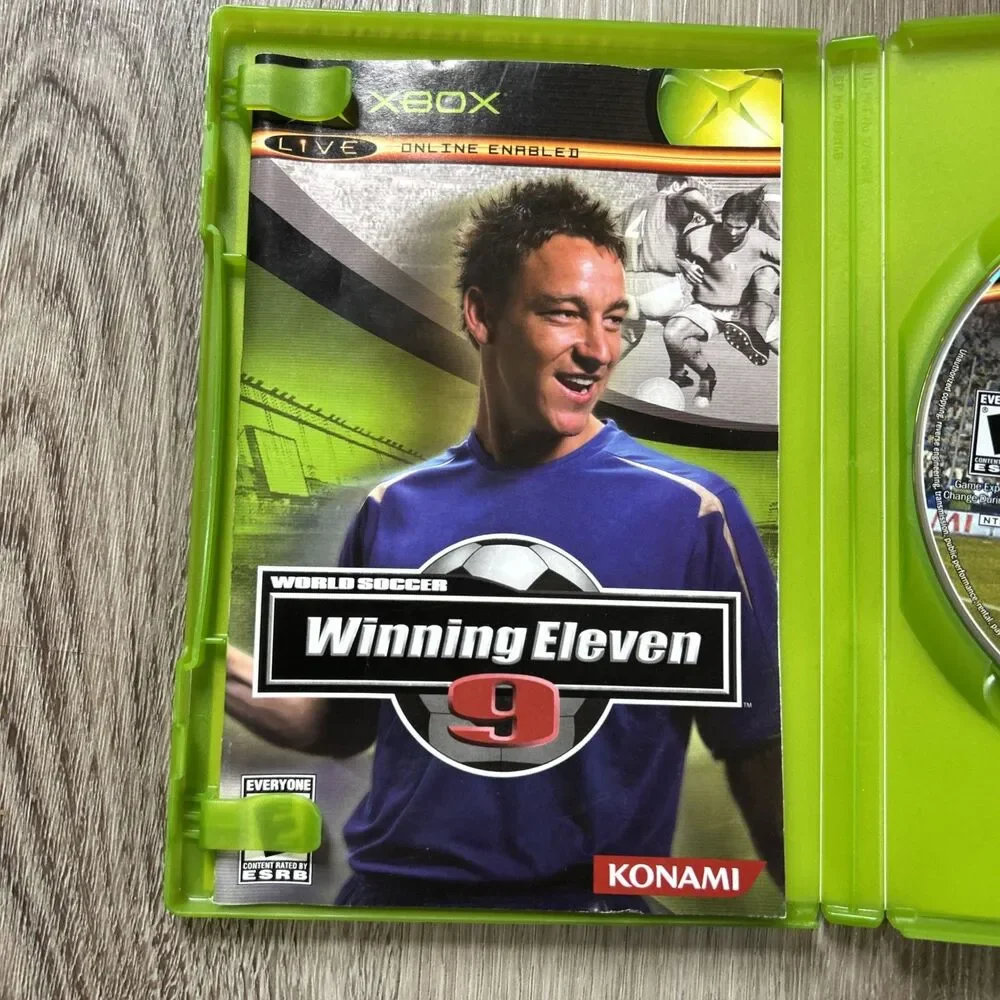 World Soccer: Winning Eleven 9 Microsoft Xbox Complete w/ Manual Tested Works